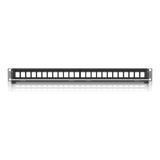 UACC-RACK-PANEL-PATCH-BLANK-24 - Panel Patch Keystone / 24 Puertos / 1U Rack 19" / Barra Gestión Cables / Acero SPCC / 17.4 x 2.5 x 1.7'