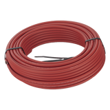 KIT2CBLPV10RB/50 - Kit de 2 rollos de 50 metros de cable fotovoltaico de cobre, rojo y negro, calibre 10 AWG (6mm²), Tipo PV,  1000/2000 V y 120°C.