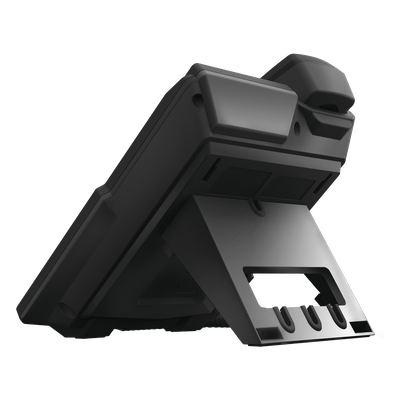 X4 - Teléfono IP empresarial para 4 líneas SIP con 2 pantallas LCD, 6 teclas BLF/DSS, conferencia de 3 vías, PoE