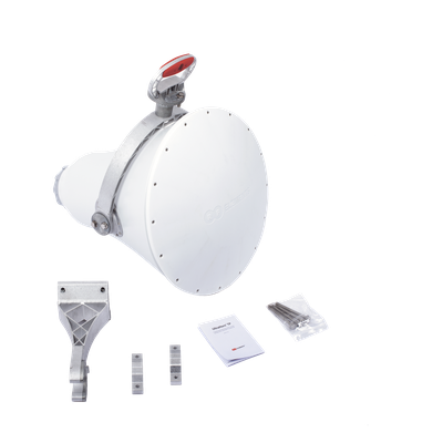 UH-TP-5-24 - Antena Direccional Horn / 5.18-6.775 GHz / 24 dBi / TwistPort / Sin Lóbulos Laterales / Montaje Sin Herramientas