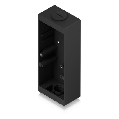 UACC-READER-PRO-JB-B - Caja de Montaje para Lector de Acceso / Montaje en Pared o VESA / Compatible con Conduit de 3/4" / Policarbonato / 205.4 x 77.8 x 48.6 mm (8.1 x 3.1 x 1.9")