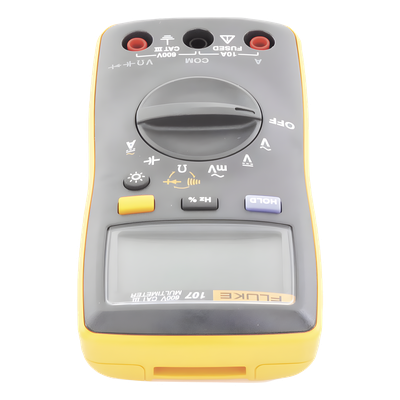 FLUKE-107ESP - Multímetro Digital Compacto / 6000 Cuentas LED / CAT III 600 V FLUKE-107ESP