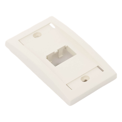 CFPE2IWY - Placa de Pared Vertical PANDUIT CFPE2IWY / 2 Puerto Mini-com / Blanco Hueso / Etiquetas