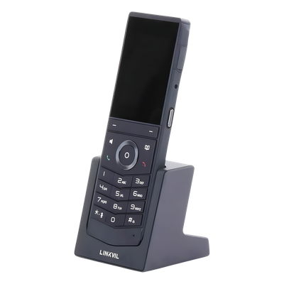 W611W - Teléfono IP Wi-Fi Portátil / Wi-Fi 6 Dual Banda / IP67 / Bluetooth 5.0 / Batería 1900 mAh / Pantalla 2.4''