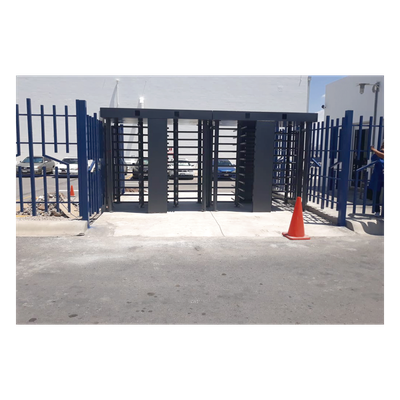 XT-200-C - Torniquete de Cuerpo Completo / 4 Ejes de Seguridad / Rotación 90° / 30 Personas por Minuto / Interior/Exterior / 110 VCA / Acero al Carbón con Pintura Gris