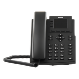 X303P - Teléfono IP Empresarial / 4 Líneas SIP / Pantalla LCD 2.4 Pulgadas / PoE / Audio HD / Conferencia 6 Participantes