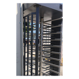 XT-100-CS - Torniquete de Cuerpo Completo / 4 Ejes de Seguridad / Rotación 90° / Paso 25 Personas/min / Emergencia 40 Personas/min / Interior/Exterior con Techo / 110 VCA / Acero Inoxidable con Pintura Gris