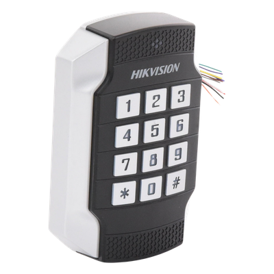 DS-K1104MK - Hikvision Lector de Tarjetas MIFARE y Contraseñas / Wiegand W26-W34 / RS-485 DS-K1104MK