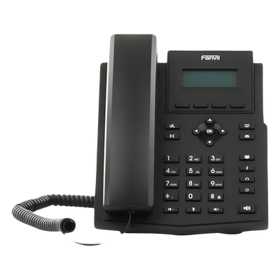 X301G - Teléfono IP / 2 Líneas SIP / Pantalla LCD 2.3" / Audio HD G.722 y Opus / Conferencia 6 Vías / PoE 802.3af / Puertos Ethernet Duales Gigabit / Soporte EHS