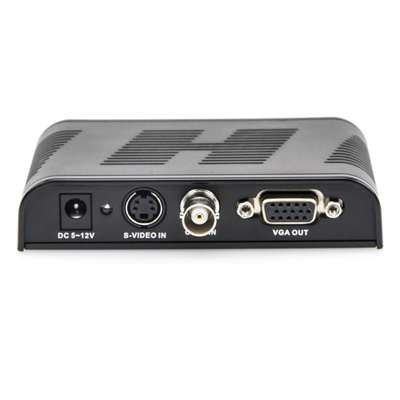 TT7505 - Convertidor de Video / S-Video, BNC y VGA a VGA / Resolución 1920x1200 / 6 Modos HD / Ajuste de Imagen / Fuente 5V 1A Incluida