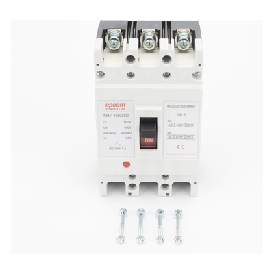 FEM11253P100A - Epcom Powerline Interruptor Térmico 3P / 100 A / 690 V CA FEM11253P100A