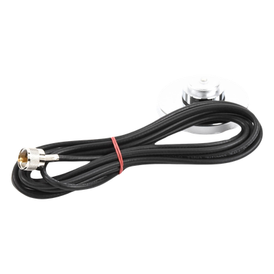 GV2 - Pctel Montaje Magnético para Antena / NMO 3/4" / Cable RG58U 3.5 m (11.5 ft) GV2