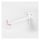 TXP-D4865-28-N - Antena Direccional / Rango Extendido 4.8 - 6.5 GHz / 28 dBi / Haz 7° / Polaridad Dual ±45° y V/H / Resistencia 200 km/h