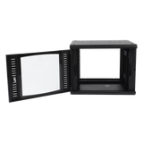 SR-1909-GAP-V4 - Linkedpro By Epcom Gabinete de Pared Abatible / Rack 19" 9U / Cristal Templado SR-1909-GAP-V4