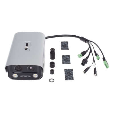 HF-VT410 - Hikvision Cámara IP de Detección Térmica de Incendios / Doble Lente 4 MP Óptico + 1 MP Térmico