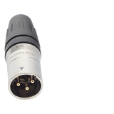 SCHM3 - Seetronic Conector XLR Macho / 3 Núcleos / Acero Inoxidable SCHM3