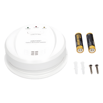 HF-GM100 - Hikvision Detector de Monóxido de Carbono / Sensor Electroquímico / Alarma 85 dB a 3 m (9.8 ft)