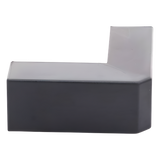 TMK-1720-EE-N - Esquinero Exterior / PVC Autoxtinguible / Negro / Para Canaleta TMK-1720-N-CC