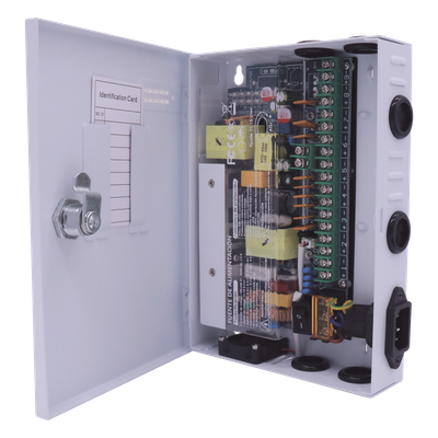 XP9DC16HD - Fuente de Alimentación Profesional / 9 Canales / 16 A Total / 1.8 A por Canal / Voltaje Ajustable 11-15 VCC / 200 W / Operación -20°C a 70°C