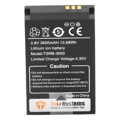 TSRB-3600 - Batería Li-Ion / 3600 mAh / 13.68 Wh / 3.8 VCC / Compatible TE580PLUS