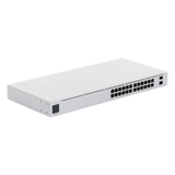 USW-24-POE - Ubiquiti UniFi 24-Port PoE Gestionado L2/L3 Gigabit Ethernet (10/100/1000) Energía sobre Ethernet (PoE) 1U Plata