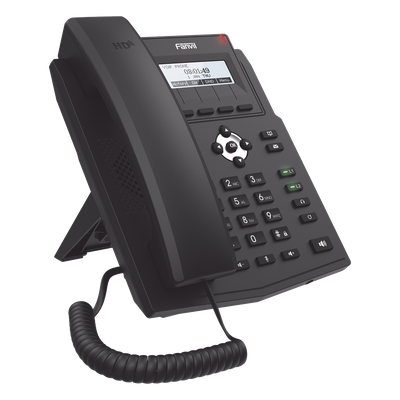 X1SP - Teléfono IP / 2 Líneas SIP / Pantalla LCD 128x48 / Audio HD G.722 y Opus / Conferencia 3 Vías / PoE 802.3af / OpenVPN / Soporte EHS