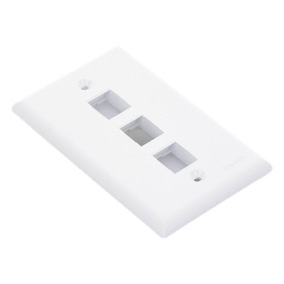 NK3FNWH - Panduit Placa de Pared Vertical / 3 Puertos Keystone / ABS NK3FNWH