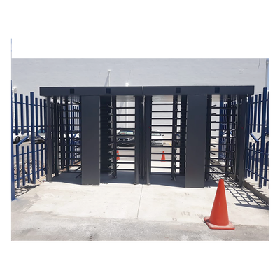 XT-200-C - Torniquete de Cuerpo Completo / 4 Ejes de Seguridad / Rotación 90° / 30 Personas por Minuto / Interior/Exterior / 110 VCA / Acero al Carbón con Pintura Gris