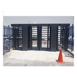 XT-200-C - Torniquete de Cuerpo Completo / 4 Ejes de Seguridad / Rotación 90° / 30 Personas por Minuto / Interior/Exterior / 110 VCA / Acero al Carbón con Pintura Gris