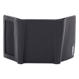 3016-3501 - Cartera Athens Negra de Piel con Compartimento de Micromalla para ID. Doblable en 3 Partes con Divisor de Billetes. Pocket Wallet