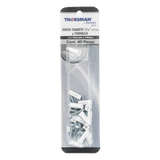 TP-0-KIT - Kit de Fijación / 20 Taquetes 3/4" y 20 Tornillos 8 mm x 3/4" (19.1 mm) / Doble Expansión / Carga 40 kg / -50°C a +80°C