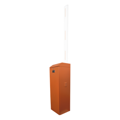 XBF-3000-LN - Barrera vehicular izquierda / Soporta brazo de hasta 3 m / Apertura en 1.5 s /Final de carrera ajustable por programación / Movimiento fluido / Diseño elegante color naranja