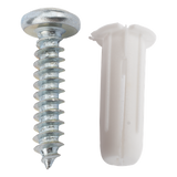 TP-0-KIT - Kit de Fijación / 20 Taquetes 3/4" y 20 Tornillos 8 mm x 3/4" (19.1 mm) / Doble Expansión / Carga 40 kg / -50°C a +80°C