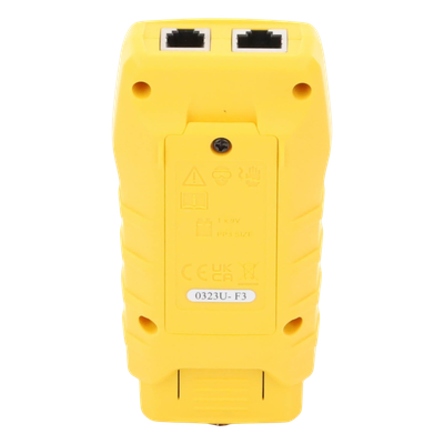VDV526-100 - Probador de Cables de Red / Prueba Cat3, Cat5e, Cat6/6a / Transmisor Remoto Integrado / LED de Estado / Batería 9V 80 h / 116 g