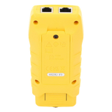 VDV526-100 - Probador de Cables de Red / Prueba Cat3, Cat5e, Cat6/6a / Transmisor Remoto Integrado / LED de Estado / Batería 9V 80 h / 116 g