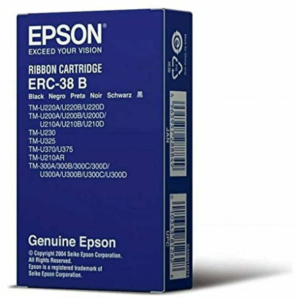 Cinta Epson Negro, Compatible TM-U200D, 300A, 300B, 300C, 300D, 370, 375 - ERC-38B