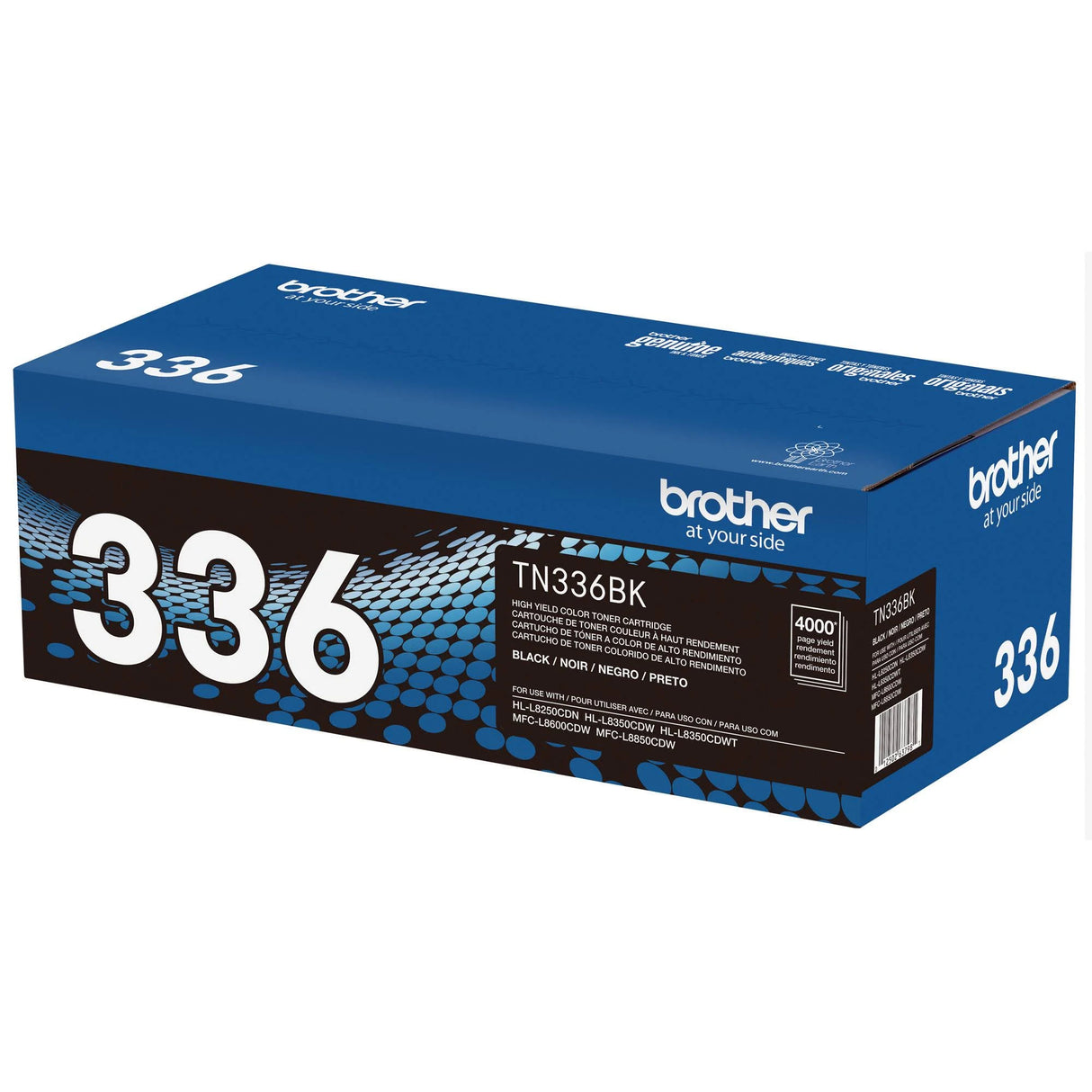 Toner Brother Tn336Bk P/Mfcl8850 Clr Negro