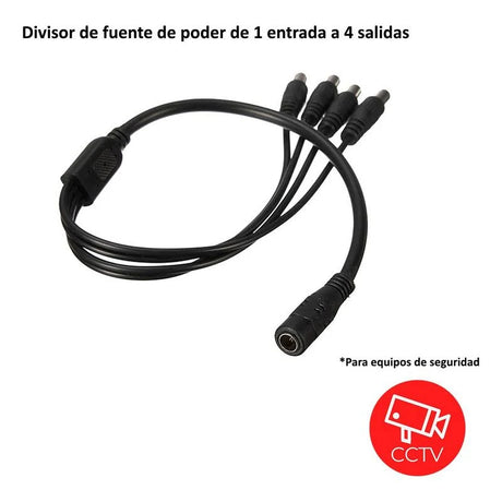 Cable Divisor De Energia Provision, Pr-C14 1 Entrada Hembra, 4 Salidas Macho, Tipo Pulpo FullOffice.com 