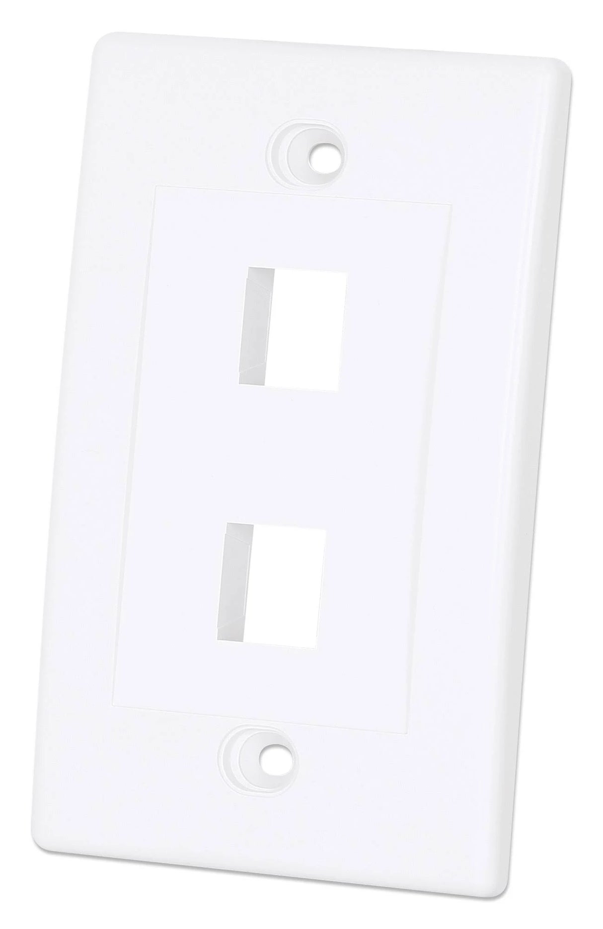 Tapa Int (Faceplate) 2 Perforaciones Color Blanco