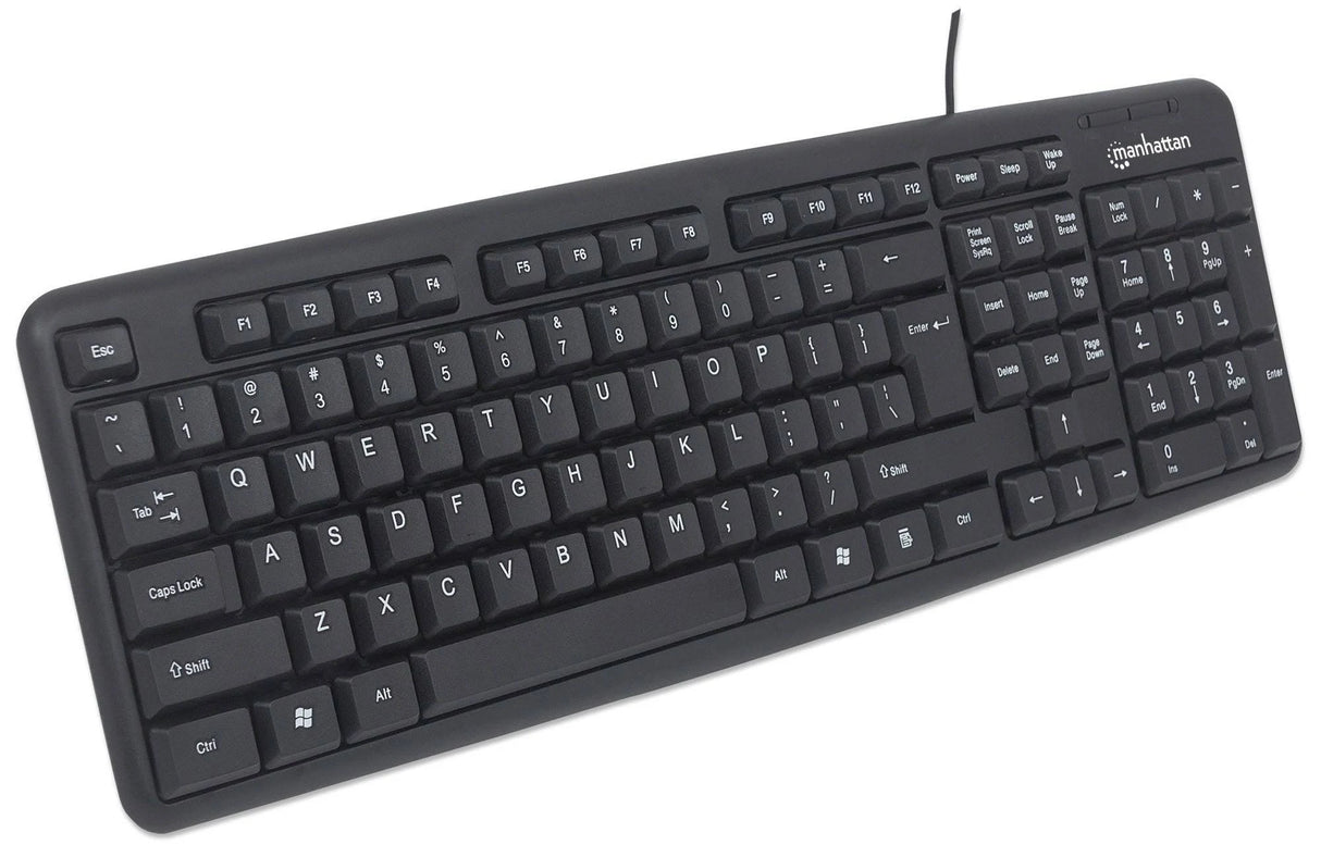 Kit Man Teclado Y Mouse Optico Usb Cableado FullOffice.com