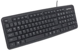 Kit Man Teclado Y Mouse Optico Usb Cableado FullOffice.com