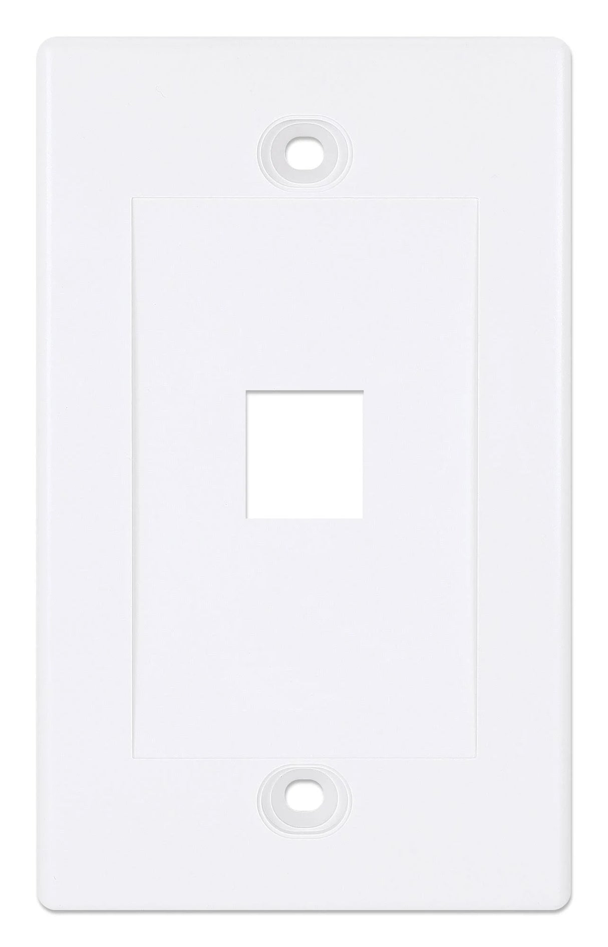 Tapa Int (Faceplate) 1 Perforacion Color Blanco