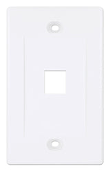 Tapa Int (Faceplate) 1 Perforacion Color Blanco