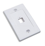 Tapa Int (Faceplate) 1 Perforacion Color Blanco