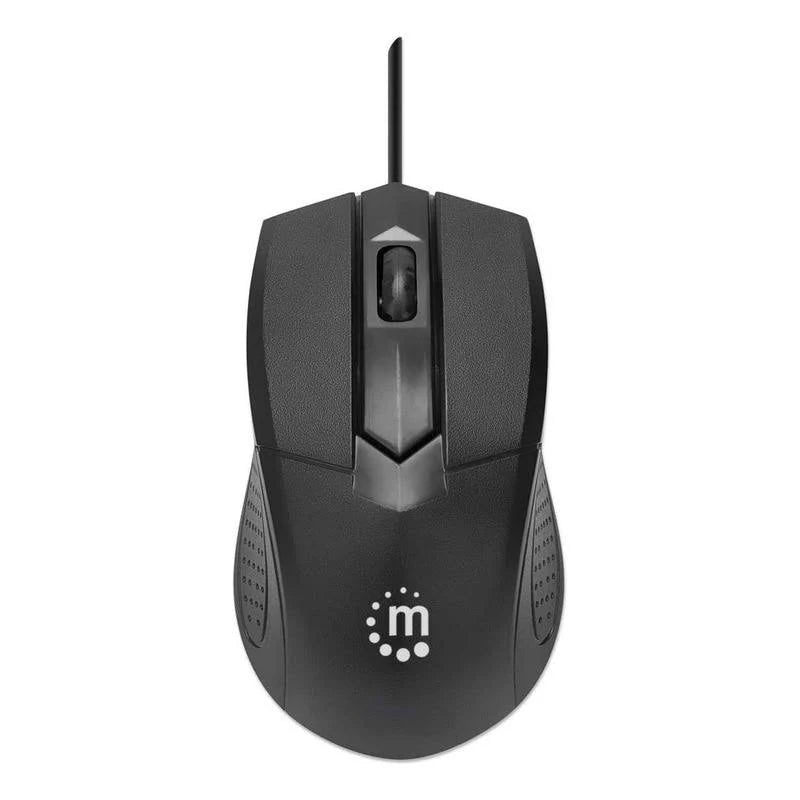 Kit Man Teclado Y Mouse Optico Usb Cableado FullOffice.com
