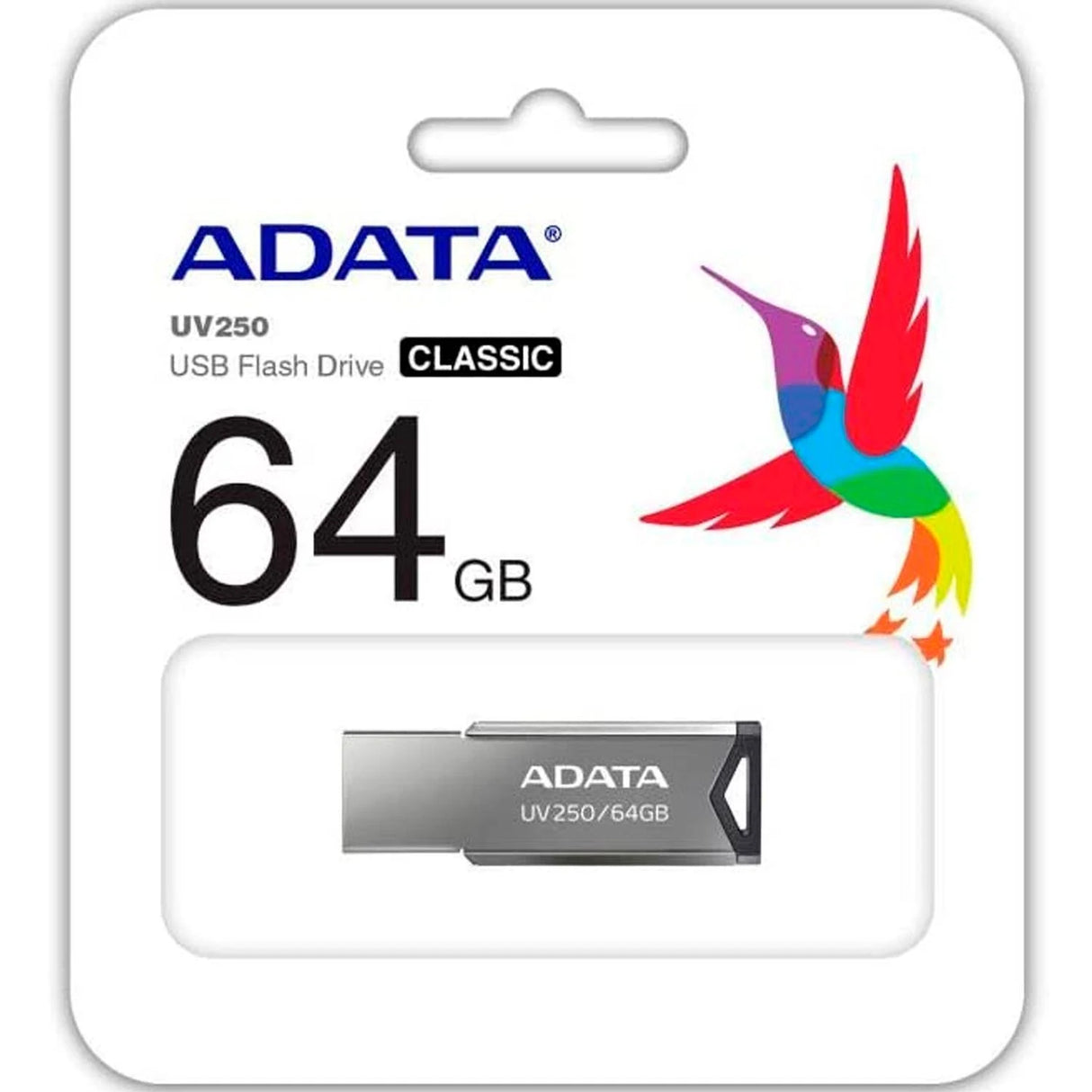 Usb Adata Auv250-64G-Rbk 64Gb Metalica 2.0