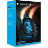 Mouse Óptico Logitech G300S Gaming Alambrico, Negro-Azul - 910-004344 FullOffice.com 