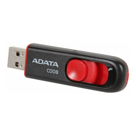 Memoria Flash Adata C008 64Gb Usb 2.0 Negro/Rojo FullOffice.com