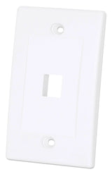 Tapa Int (Faceplate) 1 Perforacion Color Blanco