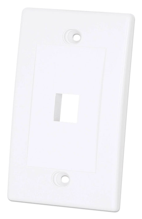 Tapa Int (Faceplate) 1 Perforacion Color Blanco